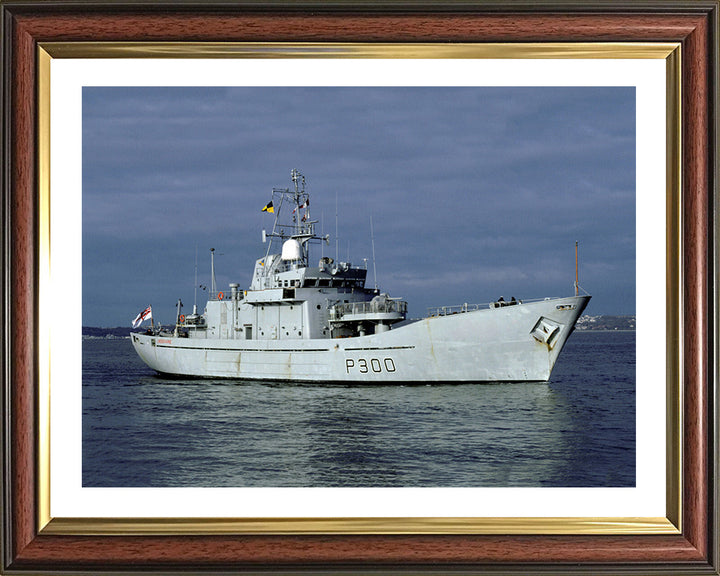 HMS Lindisfarne P300 Royal Navy Island class Patrol Vessel Photo Print or Framed Photo Print - Hampshire Prints