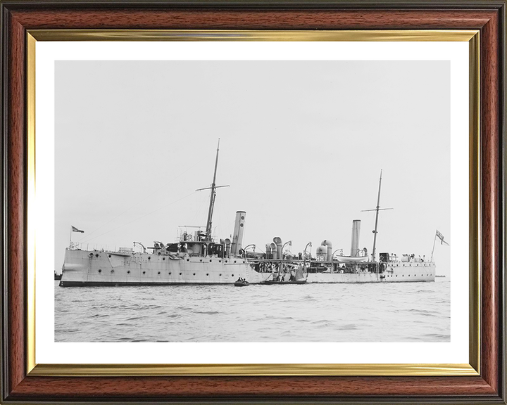 HMS Harrier (1894) | Photo Print | Framed Print | Drayad Class | Gunship | Royal Navy Hampshire Prints