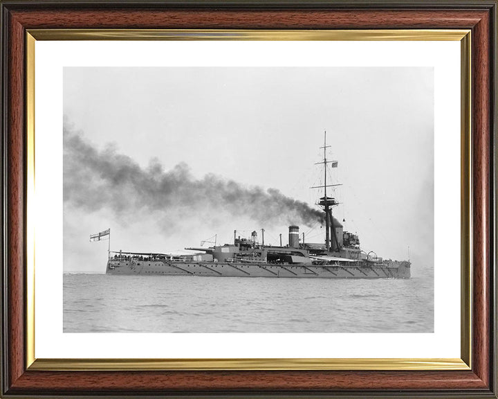 HMS Hercules (1910) Royal Navy Colossus class battleship Photo Print or Framed Print - Hampshire Prints