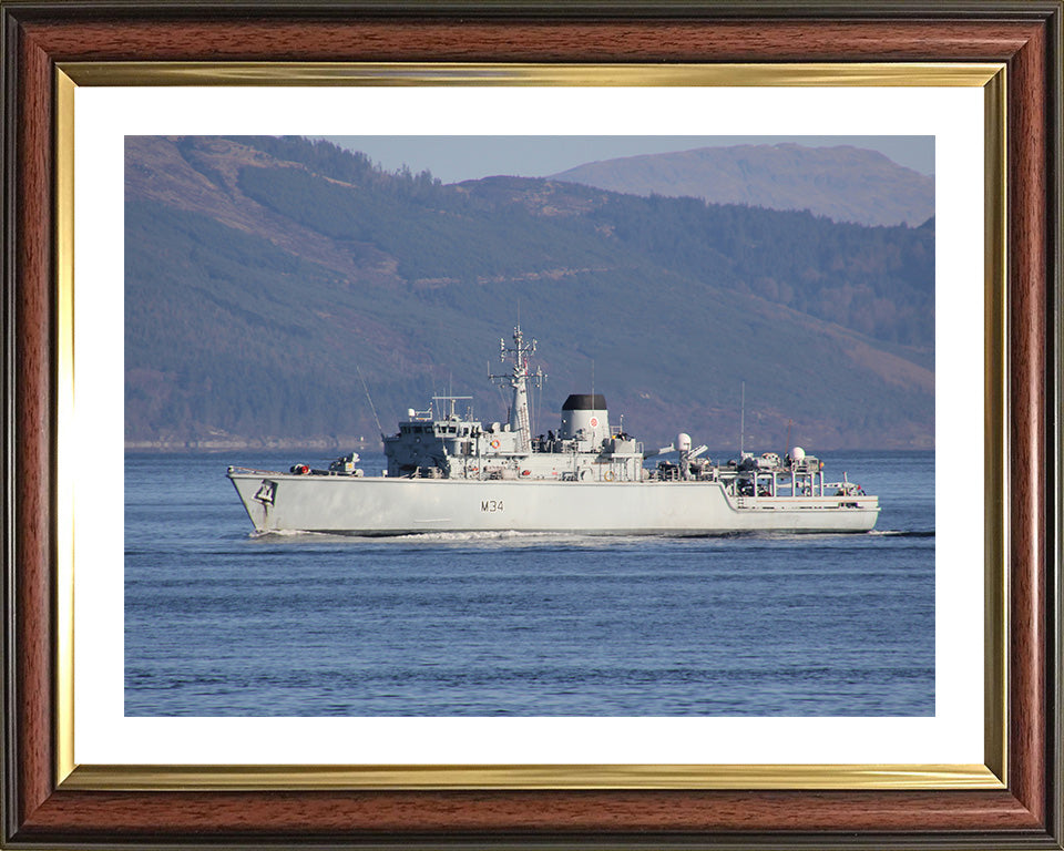 HMS Middleton M34 Royal Navy Hunt class mine countermeasures vessel Photo Print or Framed Photo Print - Hampshire Prints