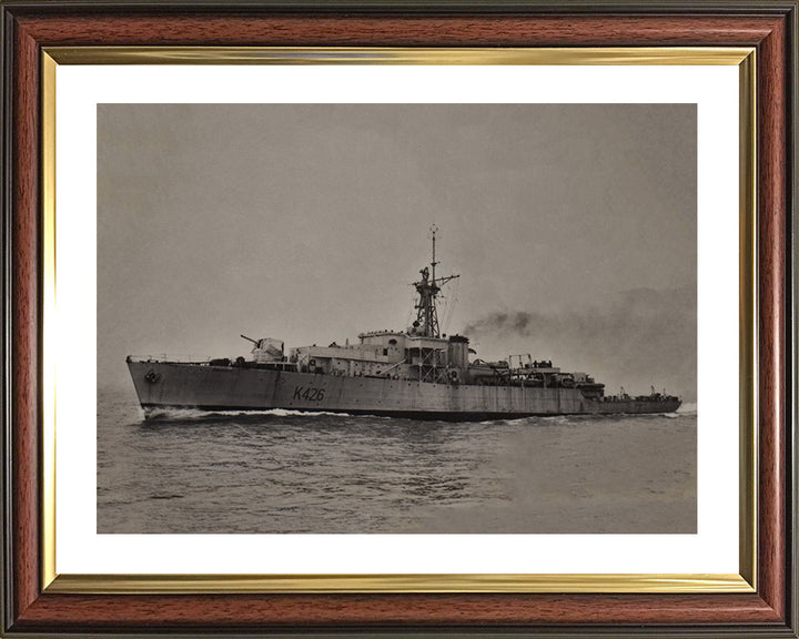 HMS Loch Achray K426 Royal Navy Loch class frigate Photo Print or Framed Print - Hampshire Prints