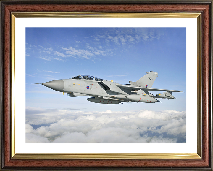 RAF A IX(B) Tornado GR4 Jet in Flight Oct 2012 Photo Print - Royal Air Force Aircraft Posters, Prints, & Visual Artwork Hampshire Prints 10 x 8 Classic Frame Yes
