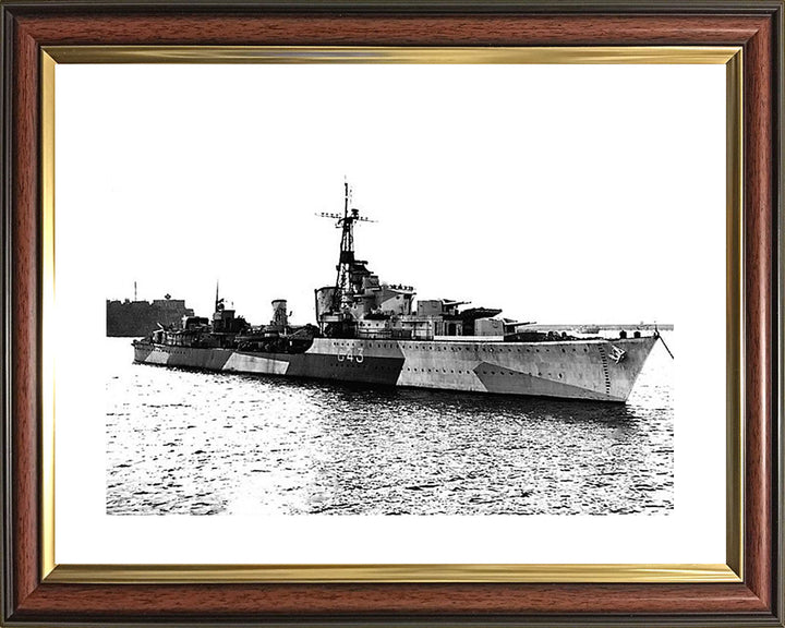 HMS Tartar G43 (F43) Royal Navy Tribal class Destroyer Photo Print or Framed Print - Hampshire Prints