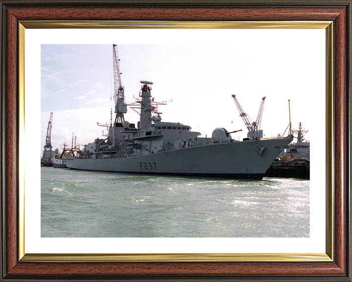 HMS Westminster (F237) Photo Print - Portsmouth - Royal Navy Type 23 Frigate Hampshire Prints 10 x 8 Classic Frame Yes