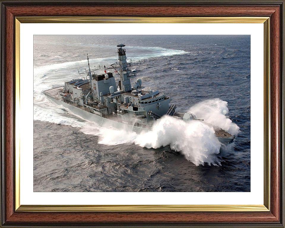 HMS Marlborough F233 Royal Navy Type 23 Frigate Photo Print or Framed Photo Print - Hampshire Prints