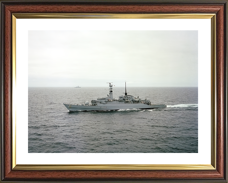 HMS Arrow (F173) Royal Navy Type 21 Frigate Port Beam View Photo Print Wall Art Decor Posters, Prints, & Visual Artwork Hampshire Prints