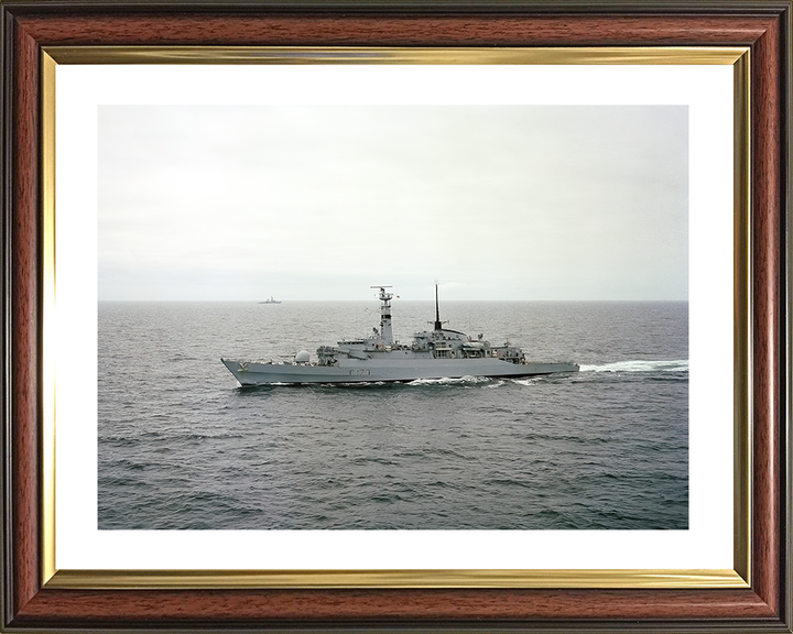 HMS Arrow (F173) Royal Navy Type 21 Frigate Port Beam View Photo Print Wall Art Decor Posters, Prints, & Visual Artwork Hampshire Prints