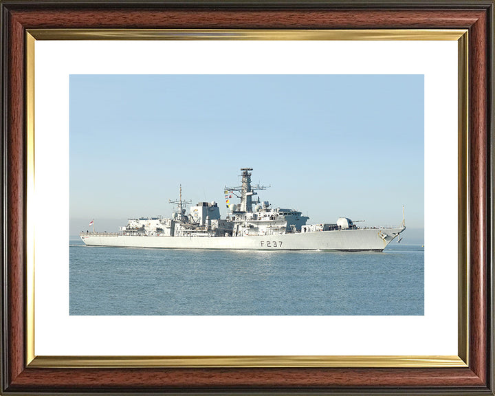 HMS Westminster (F237) Photo Print - Starboard View - Royal Navy Type 23 Frigate Hampshire Prints 10 x 8 Classic Frame Yes