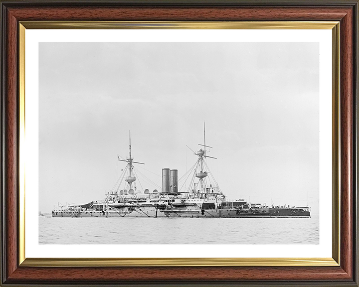 HMS Hood | Photo Print | Framed Print | Sovereign Class | Pre Dreadnought | Battleship | Royal Navy Hampshire Prints