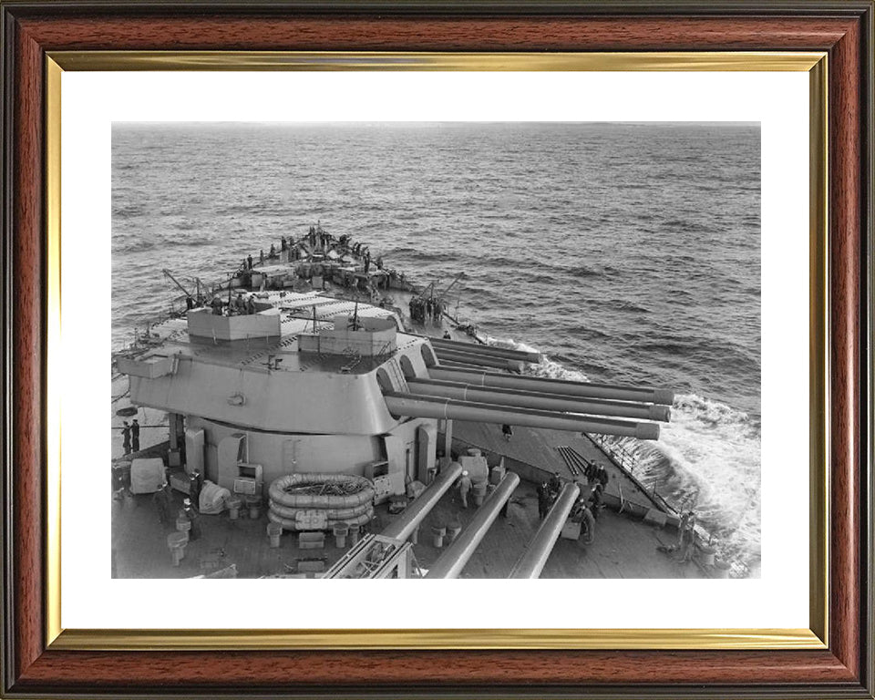 HMS Rodney (29) Royal Navy Nelson class battleship Photo Print or Framed Print - Hampshire Prints