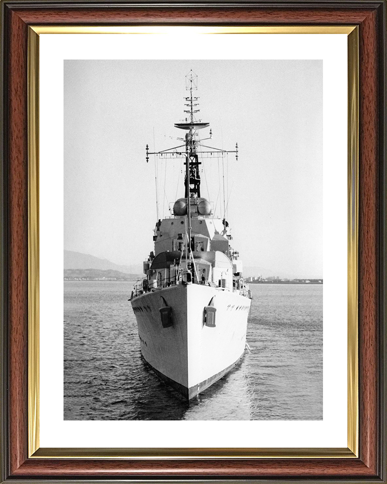 HMS Cavendish (D15) Royal Navy C Class Destroyer Bow View Photo Print Wall Art Decor Posters, Prints, & Visual Artwork Hampshire Prints 10 x 8 Classic Frame Yes