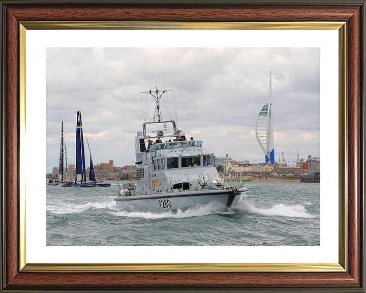 HMS Dasher (P280) Photo Print - Southsea 2015 - Royal Navy Archer Class P2000 Patrol Vessel Posters, Prints, & Visual Artwork Hampshire Prints 10 x 8 Classic Frame Yes