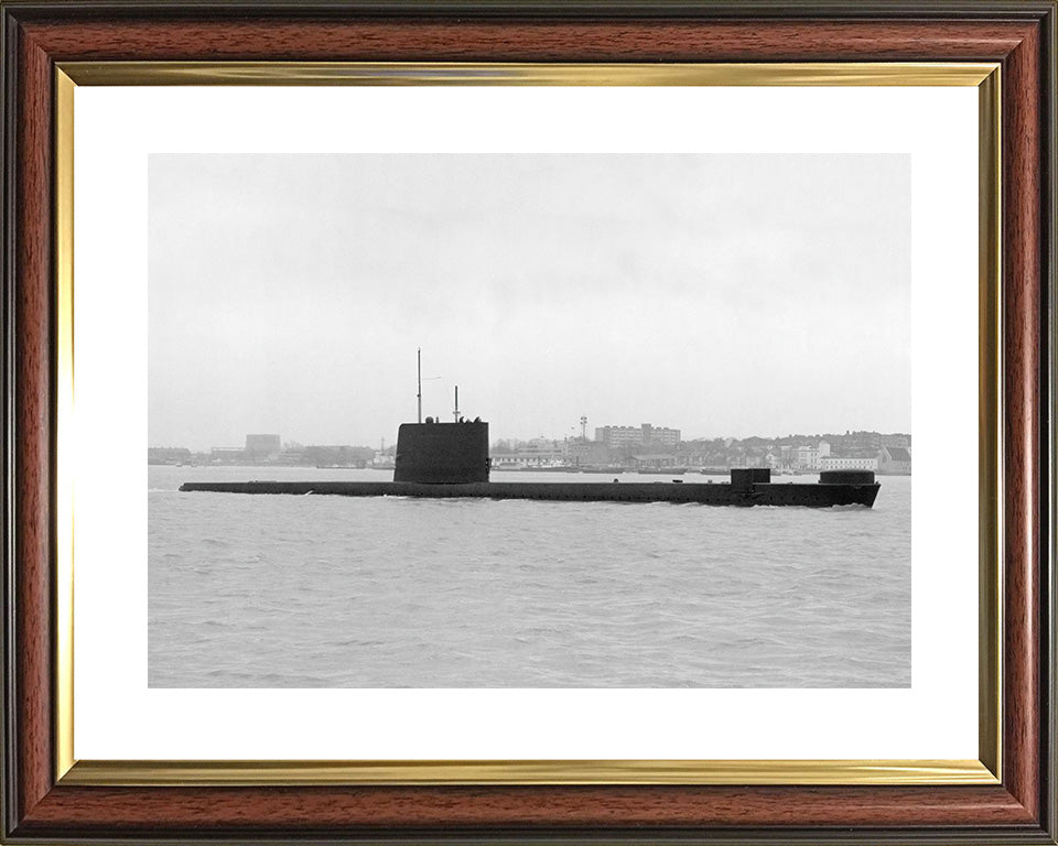 HMS Walrus S08 Royal Navy Porpoise class Submarine Photo Print or Framed Print - Hampshire Prints