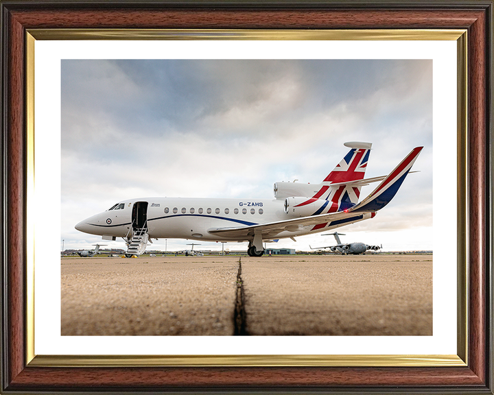 RAF Envoy IV CC Mk1 at RAF Northolt Photo Print - Royal Air Force Aircraft Hampshire Prints 10 x 8 Classic Frame Yes