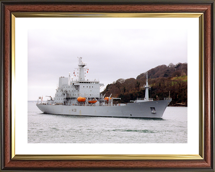 HMS Scott (H131) Photo Print - Plymouth Sound - Royal Navy Ocean Survey Vessel