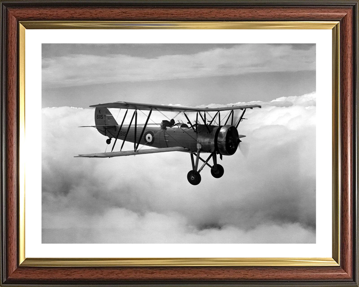 RAF Avro Type 621 Tutor in Flight Photo Print - Royal Air Force Aircraft Hampshire Prints 10 x 8 Classic Frame Yes