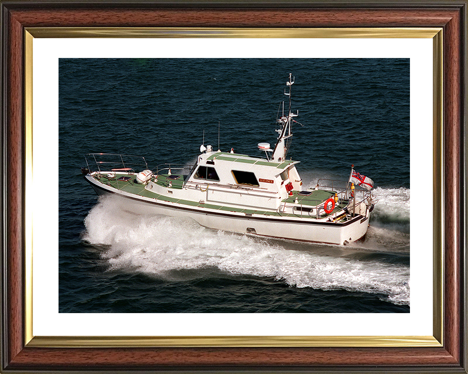 HMS Gleaner (H86) Photo Print - Underway - Royal Navy Survey Motor Launch