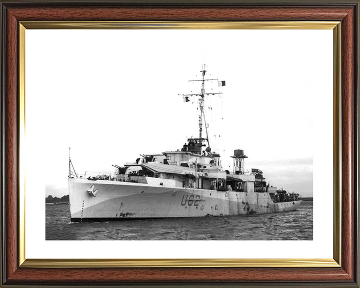 HMS Magpie (U82) Photo Print - at sea - Royal Navy Black Swan Class Sloop Posters, Prints, & Visual Artwork Hampshire Prints 10 x 8 Classic Frame Yes