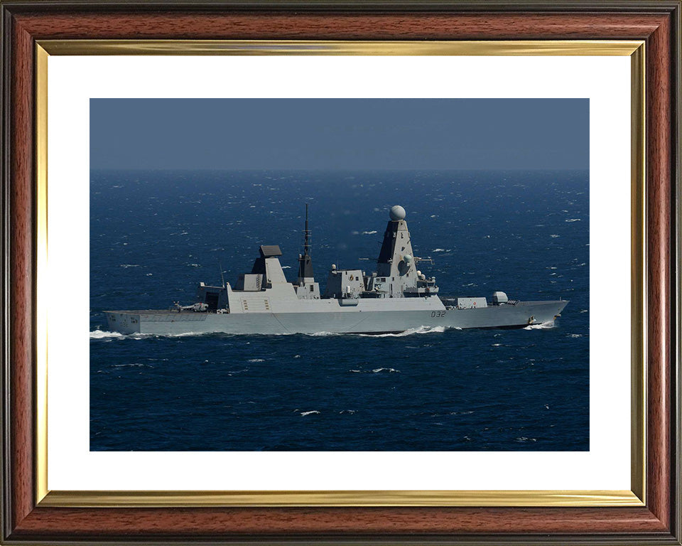 HMS Daring D32 Royal Navy Type 45 destroyer Photo Print or Framed Print - Hampshire Prints