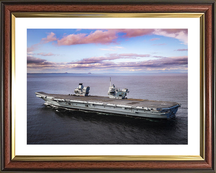 HMS Prince of Wales R09 | Photo Print | Framed Print | Queen Elizabeth Class | Aircraft Carrier | Royal Navy Hampshire Prints