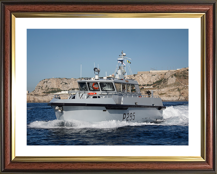 HMS Cutlass (P295) Royal Navy Cutlass Class Patrol Vessel Underway Photo Print Wall Art Decor Posters, Prints, & Visual Artwork Hampshire Prints 10 x 8 Classic Frame Yes