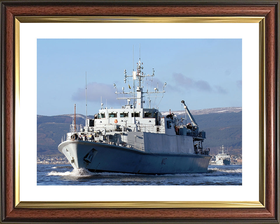 HMS Ramsey M110 | Photo Print | Framed Print | Sandown Class | Minehunter | Royal Navy Hampshire Prints