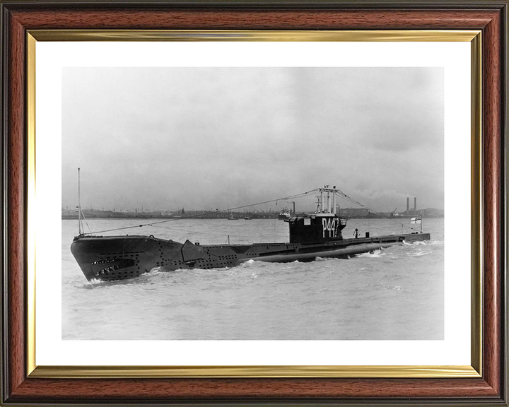 HMS Astute (P447) Photo Print - Port Side - Royal Navy Amphion Class Submarine Hampshire Prints 10 x 8 Classic Frame Yes