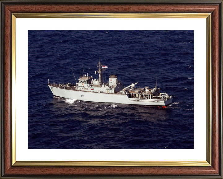 HMS Quorn M41 Royal Navy Hunt class mine countermeasures vessel Photo Print or Framed Print - Hampshire Prints