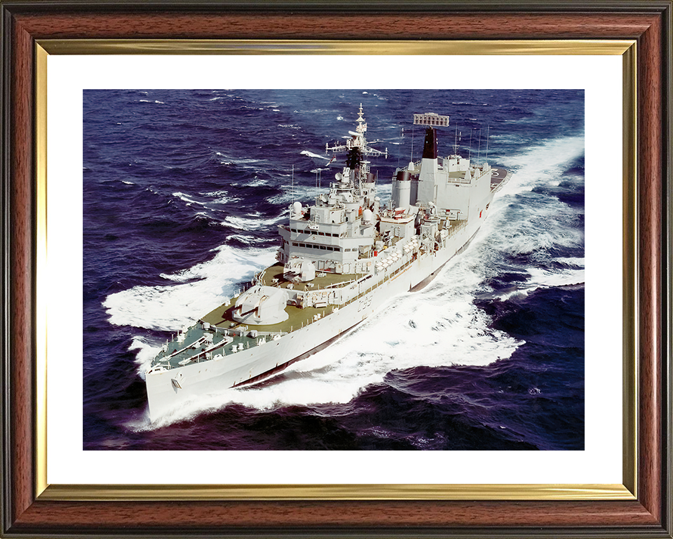 HMS Blake (C99) Royal Navy Tiger Class Light Cruiser Underway Photo Print Wall Art Decor Posters, Prints, & Visual Artwork Hampshire Prints 10 x 8 Classic Frame Yes