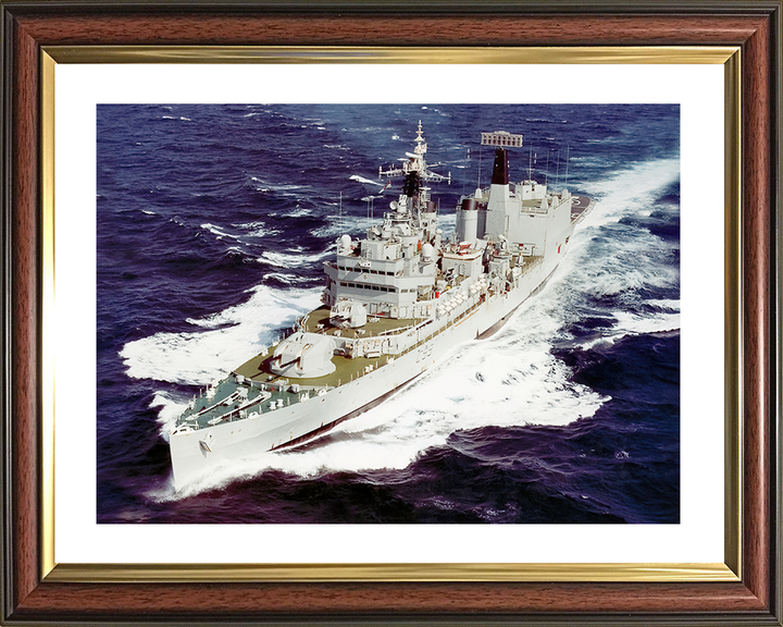 HMS Blake (C99) Royal Navy Tiger Class Light Cruiser Underway Photo Print Wall Art Decor Posters, Prints, & Visual Artwork Hampshire Prints 10 x 8 Classic Frame Yes