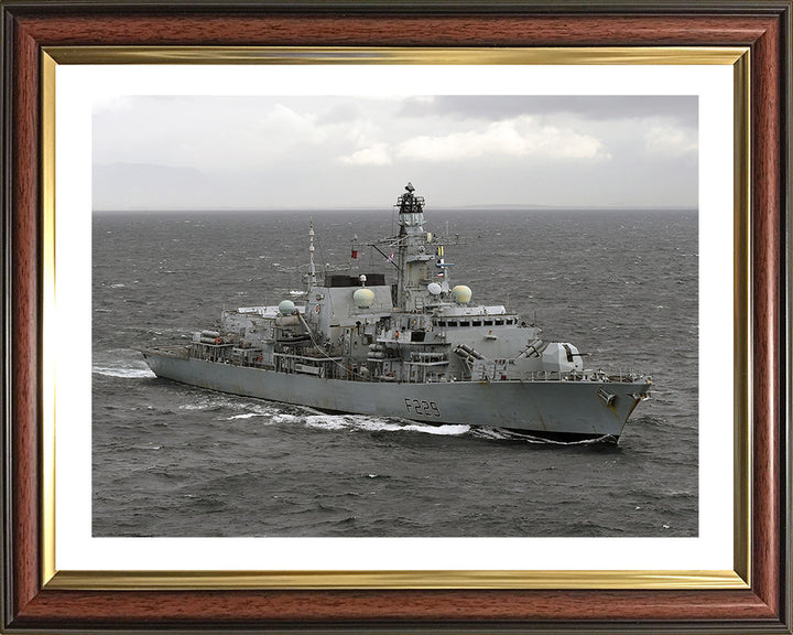 HMS Lancaster F229 Royal Navy Type 23 frigate Photo Print or Framed Print - Hampshire Prints