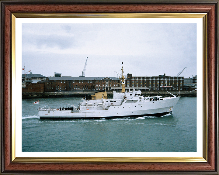 HMS Fawn A325 | Photo Print | Framed Print | Bulldog Class | Hydrographic Survey Ship | Royal Navy Hampshire Prints