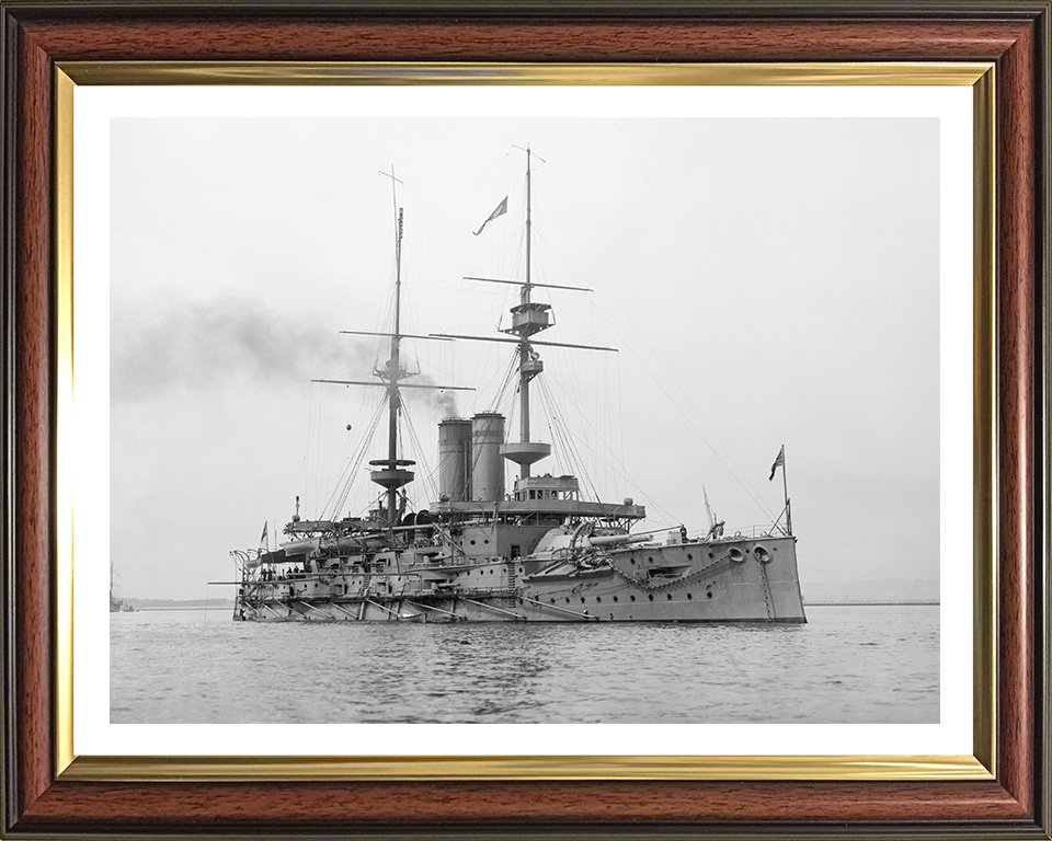 HMS Goliath Royal Navy Canopus class battleship Photo Print or Framed Print - Hampshire Prints