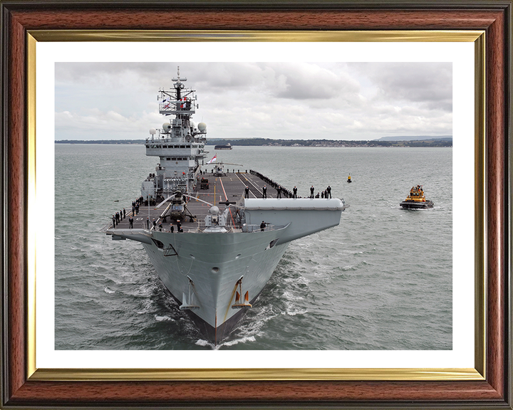 HMS Illustrious R06 | Photo Print | Framed Print | Invincible Class | Aircraft Carrier | Royal Navy Hampshire Prints
