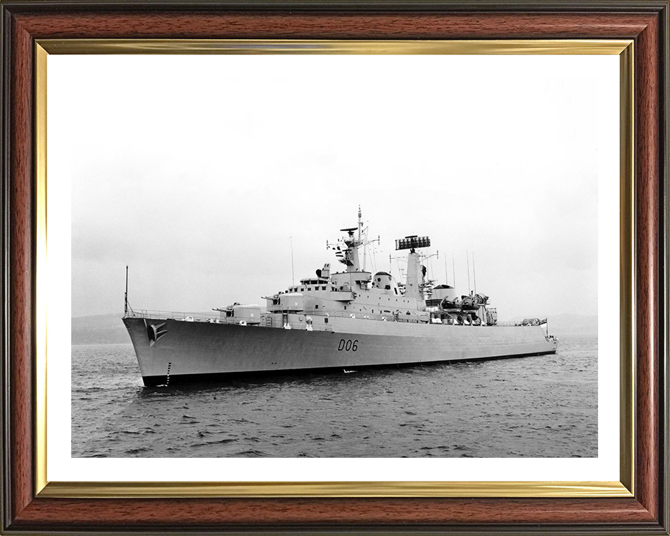 HMS Hampshire D06 | Photo Print | Framed Print | County Class | Destroyer | Royal Navy Hampshire Prints