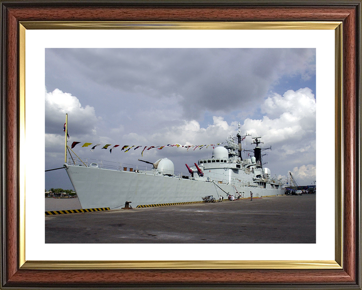 HMS Newcastle (D87) Photo Print - Ho Chi Min City Port - Royal Navy Type 42 Destroyer