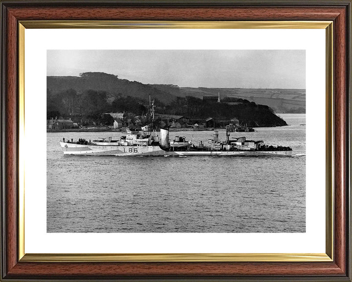 HMS Wensleydale L86 | Photo Print | Framed Print | Hunt Class | destroyer | Royal Navy Hampshire Prints