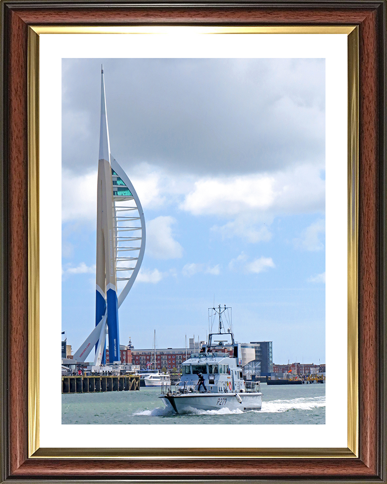 HMS Blazer (P279) Photo Print - Portsmouth 2019 - Royal Navy Archer Class P2000 Patrol Vessel Posters, Prints, & Visual Artwork Hampshire Prints 10 x 8 Classic Frame Yes