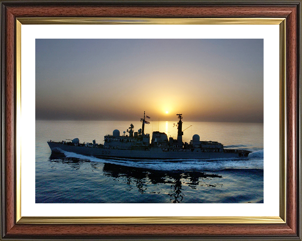 HMS Liverpool (D92) Photo Print - Arabian Gulf 2003 - Royal Navy Type 42 Destroyer
