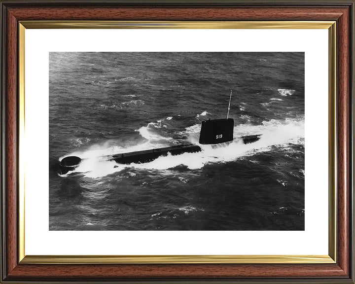 HMS Opossum S19 Royal Navy Oberon class Submarine Photo Print or Framed Print - Hampshire Prints