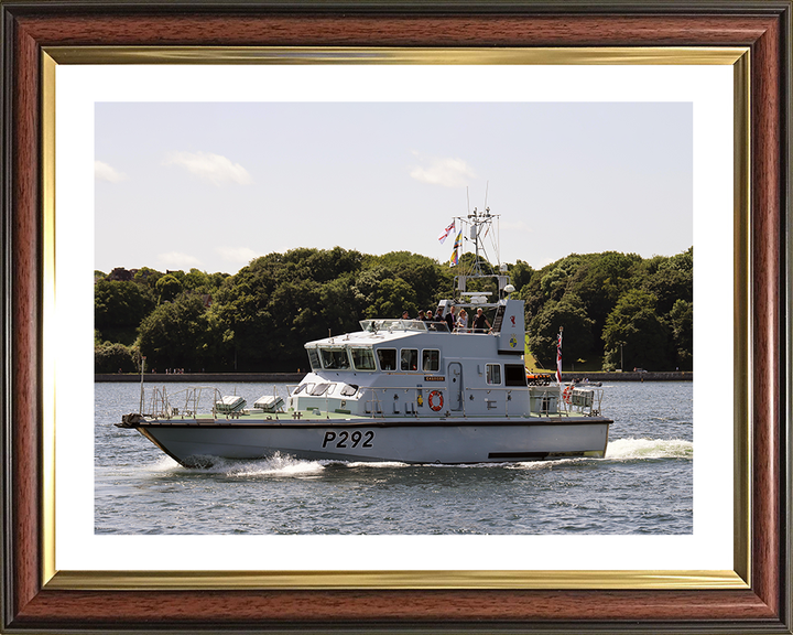 HMS Charger (P292) Photo Print - Entering Kiel Harbour 2022 - Royal Navy Archer Class Patrol Vessel Posters, Prints, & Visual Artwork Hampshire Prints 10 x 8 Classic Frame Yes