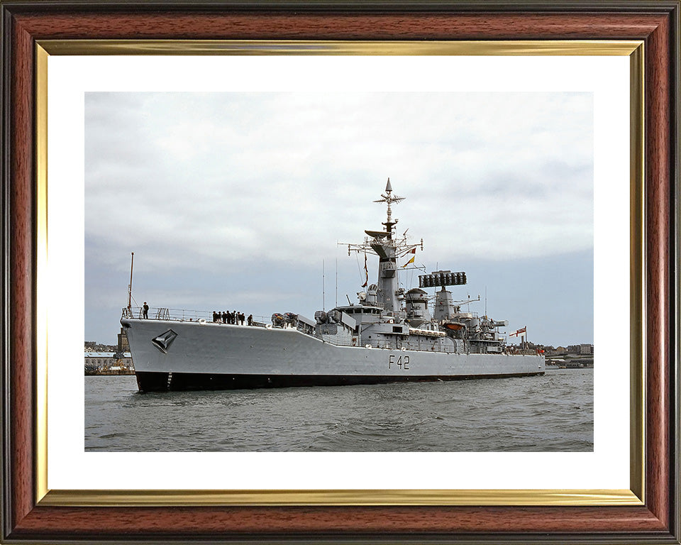 HMS Phoebe F42 Royal Navy Leander class frigate Photo Print or Framed Photo Print - Hampshire Prints
