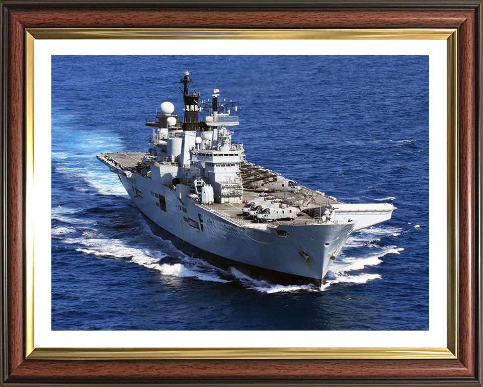 HMS Illustrious R06 | Photo Print | Framed Print | Invincible Class | Aircraft Carrier | Royal Navy Hampshire Prints