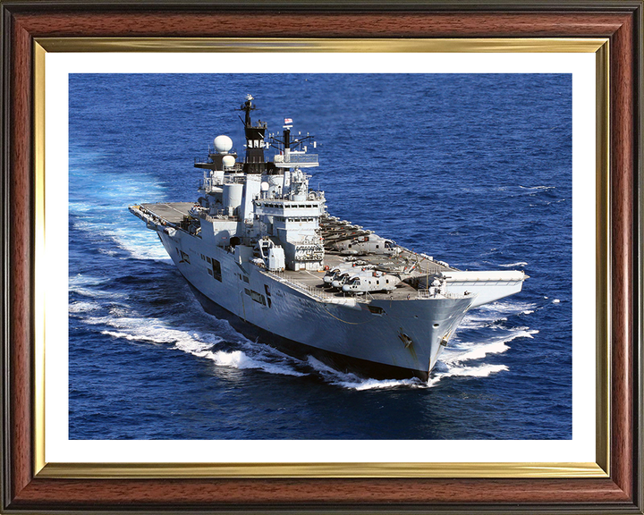 HMS Illustrious R06 | Photo Print | Framed Print | Invincible Class | Aircraft Carrier | Royal Navy Hampshire Prints