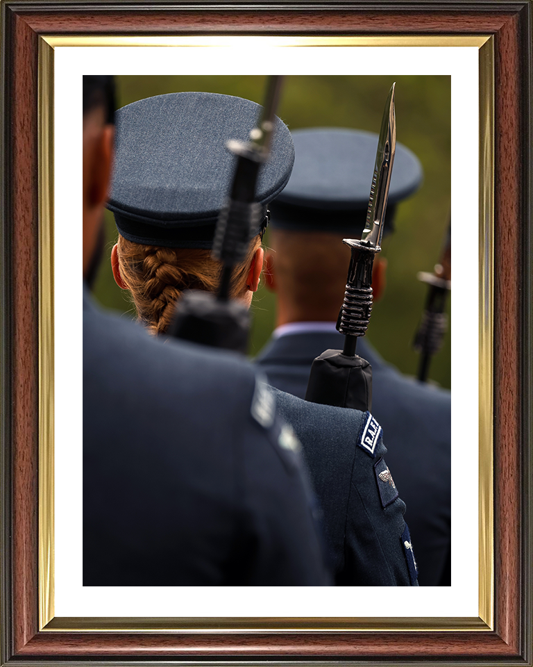 RAF Regiment on Parade Photo Print - Royal Air Force Hampshire Prints 10 x 8 Classic Frame Yes