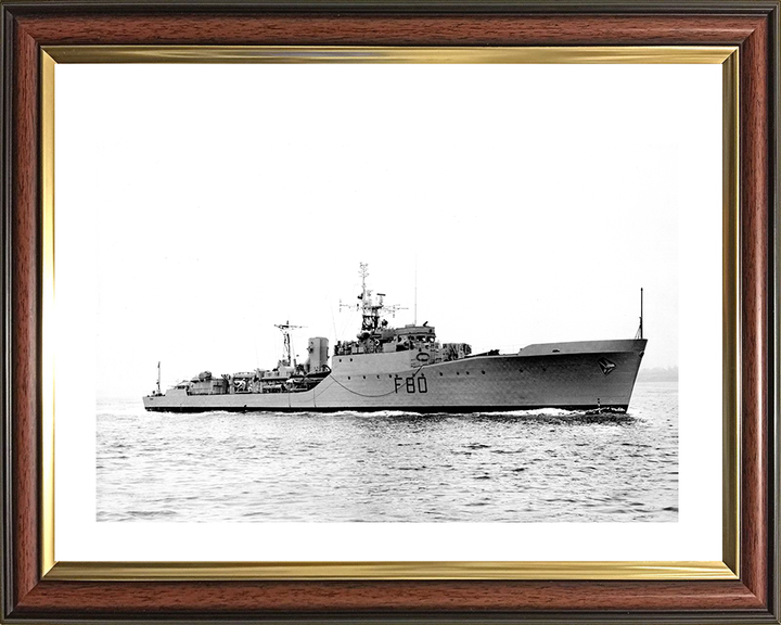 HMS Duncan (F80) Royal Navy Blackwood Class Frigate Starboard View Photo Print Wall Art Decor Posters, Prints, & Visual Artwork Hampshire Prints 10 x 8 Classic Frame Yes