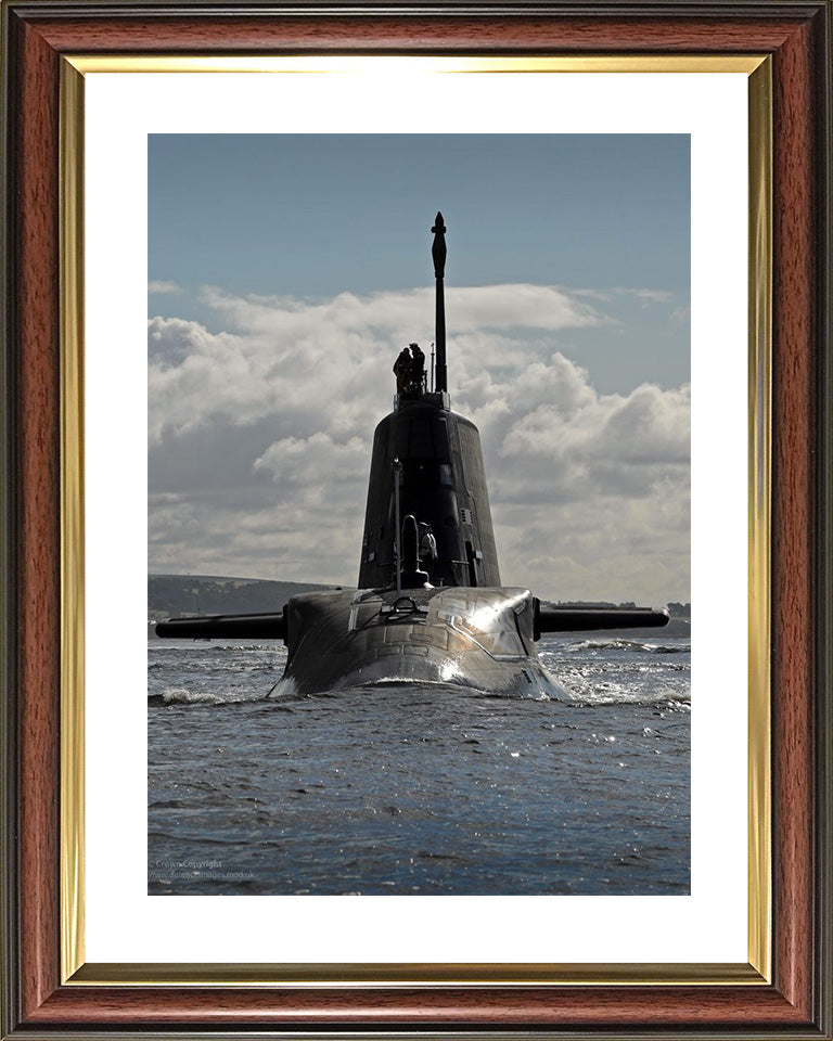 HMS Ambush S120 Submarine | Photo Print | Framed Print | Astute Class | Royal Navy Hampshire Prints