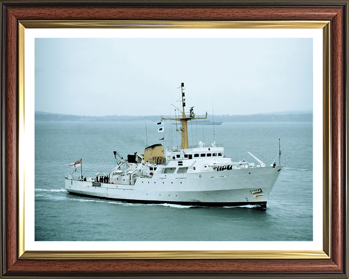 HMS Fawn A325 Royal Navy Bulldog class ship Photo Print or Framed Print - Hampshire Prints