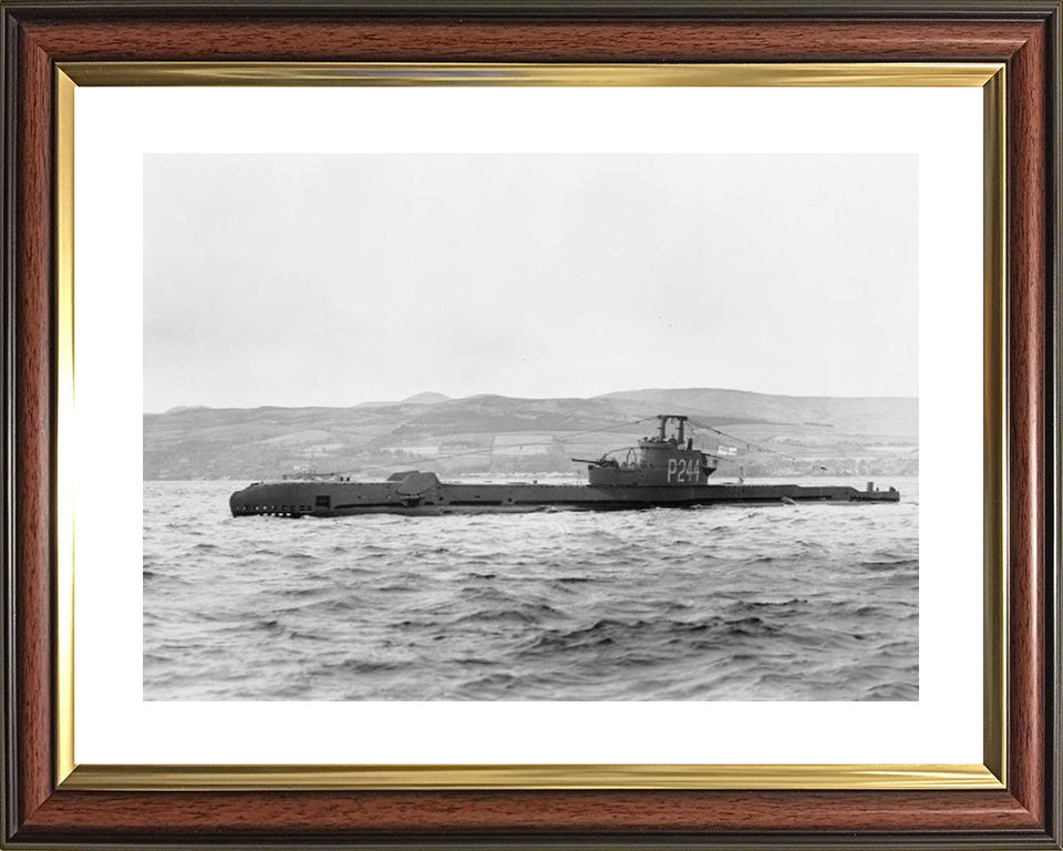 HMS Sea Devil (P244) Photo Print - Port Side View - Royal Navy S Class Submarine Hampshire Prints 10 x 8 Classic Frame Yes