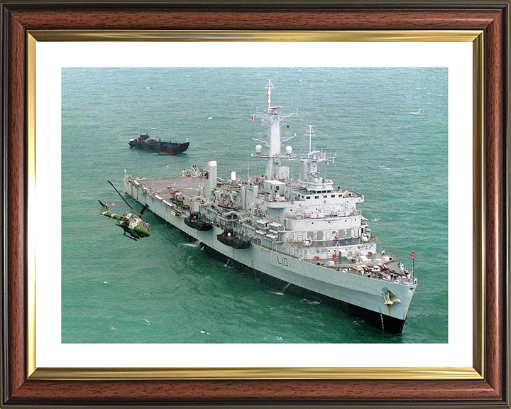 HMS Fearless (L10) Photo Print - From Above 2001 - Royal Navy Fearless Class Landing Platform Dock